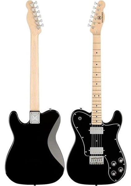 TLX-60BK-ST Telecaster Maple Klavye Hh Profesyonel Elektro Gitar fırsatları
