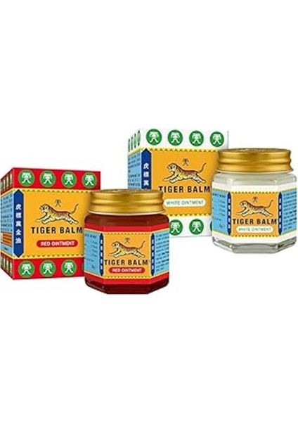 Kaplan Balsamı Kırmızı Merhem 30G/KAVANOZ Beyaz Merhem 30G/KAVANOZ