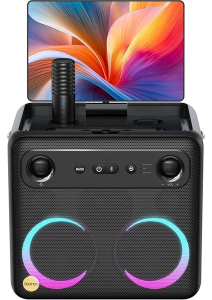 Yetişkinler Için 2024 Akıllı Karaoke Makinesi - Şarkı Sözü Ekranı, 64GB Karaoke Tablet, 2