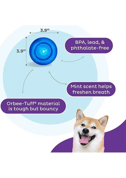 Planet Dog Orbee-Tuff Lil' Snoop - Köpekler Için Interaktif Oyuncak - Atıştırmalık modelleri