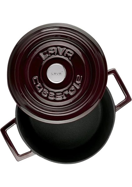 Premium Serisi - Döküm Yuvarlak Tencere, 20 Cm, Majolik Mor fiyatları