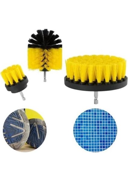 Matkap Ucu Temizleme Fırça Seti, 3'lü Çok Amaçlı Temizlik Fırçası, Matkap Ucuna Takılan fiyatları