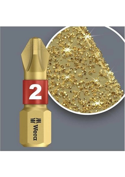 05056402001 851/1 Bdc Ph 2 x 25 mm Diamond Phillips Bits Uç