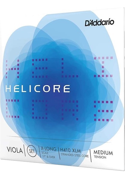 D'addario H410-XLM Helicore Keman Tel Seti Çoklu Bükülmüş Çelik Çekirdek Ekstra Uzun Orta