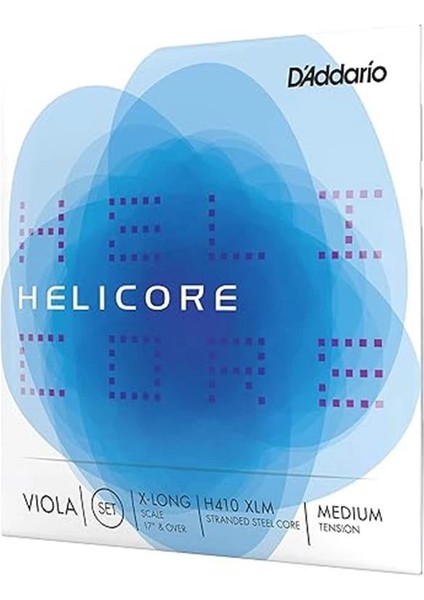 D'addario H410-XLM Helicore Keman Tel Seti Çoklu Bükülmüş Çelik Çekirdek Ekstra Uzun Orta