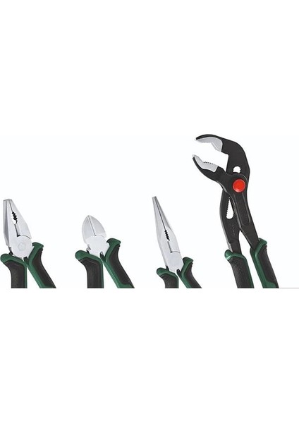 Home And Garden Pense Seti 4 Parça (Kargaburun, Yan Keski, Pense, Boru Anahtarı)