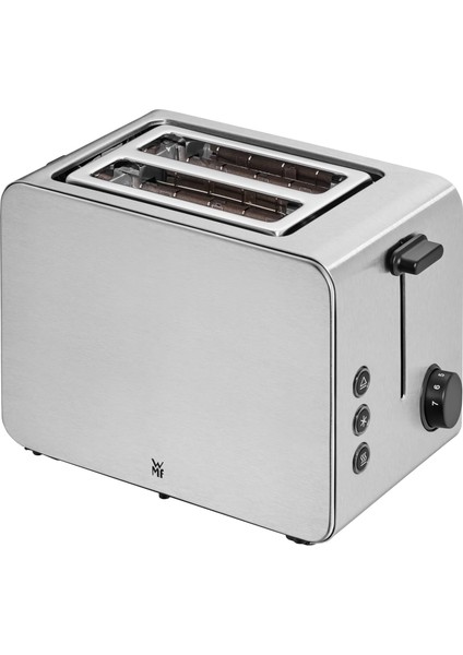 Stelio Iki Bölmeli 7 Isı Ayarlı Gümüş Ekmek Kızartma Makinesi 1050 W