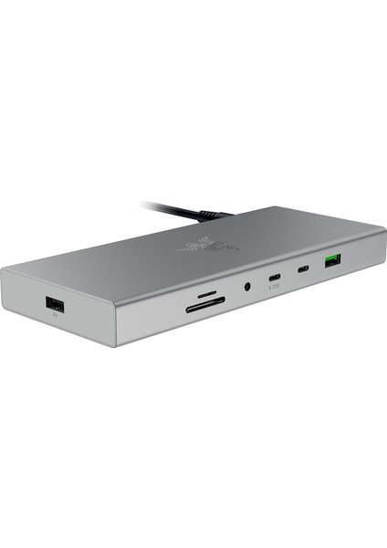 USB 4 Dock - Oyun ve Üretkenlik Için 14 Bağlantı Noktalı Yüksek Hızlı Dock - Çift Ekran Desteğ