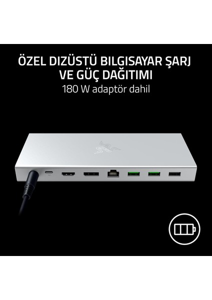 USB 4 Dock - Oyun ve Üretkenlik Için 14 Bağlantı Noktalı Yüksek Hızlı Dock - Çift Ekran Desteğ indirimleri