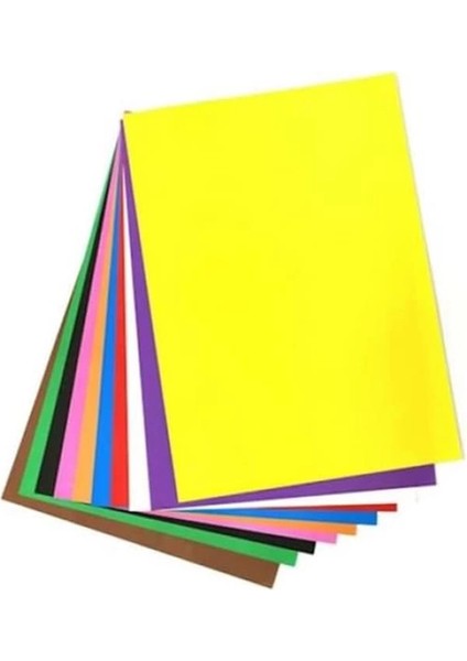 50 Adet A4 Elişi Kağıdı Karışık Renk modelleri
