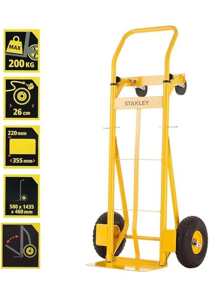 MT520 150/200KG Endüstriyel Çok Fonksiyonlu El Arabası fiyatları