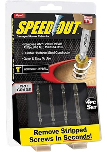 Speedout Vida Çıkarıcı ve Vida Çıkarıcı Seti