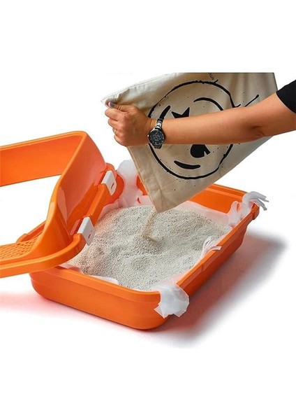 Kedi Kumu Temizleme Kokusuz Elekli Filtre, (7'li S-M) fırsatları