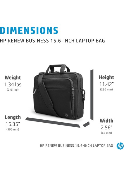 Renew Business 15,6 Inç Dizüstü Bilgisayar Çantası, Siyah, Dalgıçlar, 15.6 fırsatları