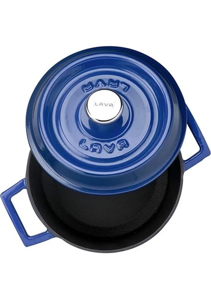 Döküm Yuvarlak Tencere, Trendy, 16CM, Mavi fiyatları