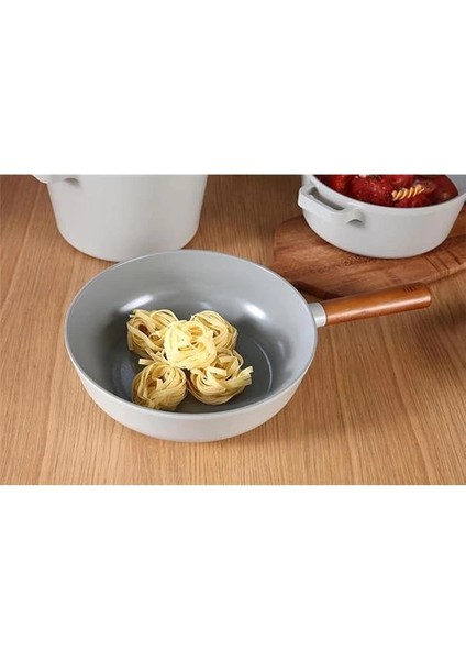 Fika Alüminyum Döküm Wok Tava 26CM Gri modelleri