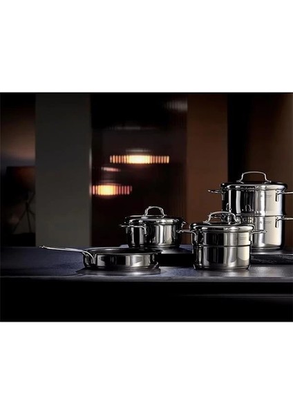 Buharlı Indüksiyon Tabanlı Çelik Derin Tencere 16 cm fiyatları
