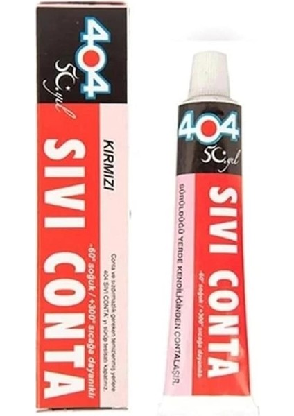 404 Sıvı Conta Kırmızı 45GR 300°C 404