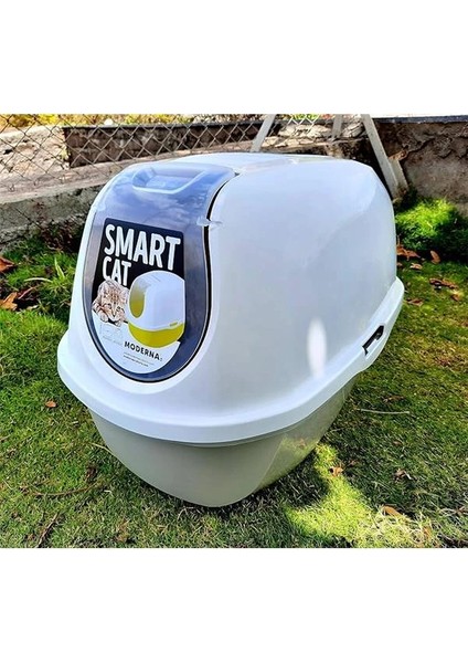 Smart Kapalı Kedi Tuvaleti - Gri 53 cm fiyatları