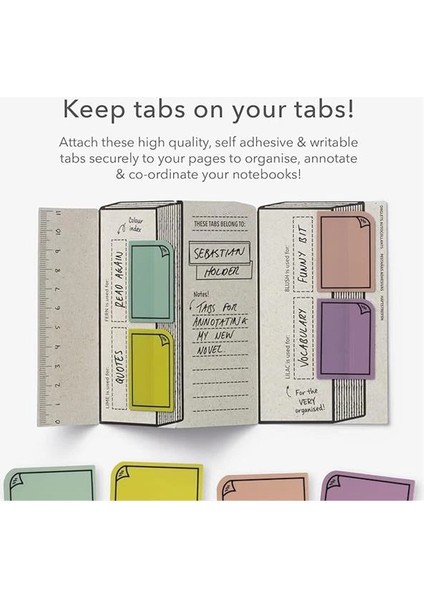 Bookaroo Kitap Ayracı ve Post It Pastel modelleri