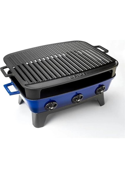 Döküm Mangal, Alt Stand, Gövde, Kömür Teli ve Üst Izgara Dahil, 36X45 Cm, Mavi fiyatları