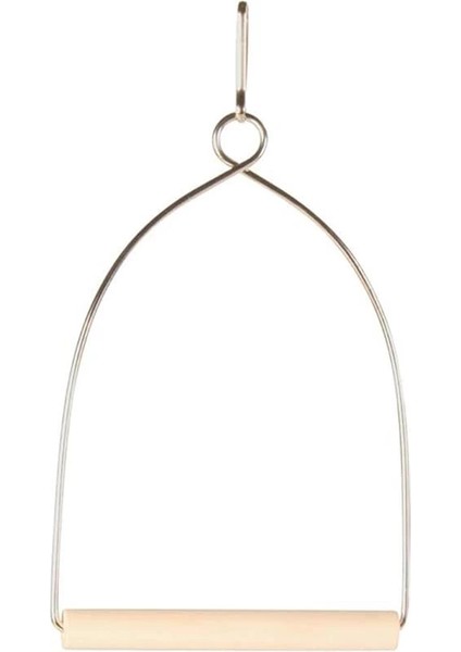 Kuş Ahşap Metal Askılı Tünek 15X27 cm