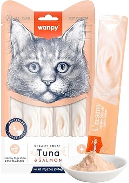 Ton Balığı&somon 5X14 gr Likit Kedi Ödülü