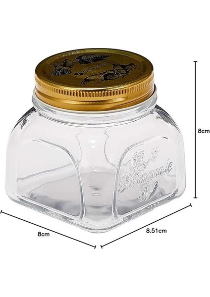 Homemade Saklama Kabı ile Kapak, Altın, 300 ml