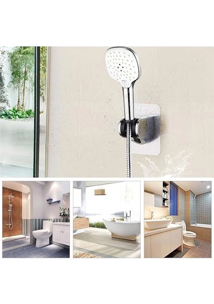 Yapışkanlı Krom Duş Askısı,banyo ve Duşa Kabin Için Yapışkanlı Mafsal,duş Başlığı Tutucu modelleri