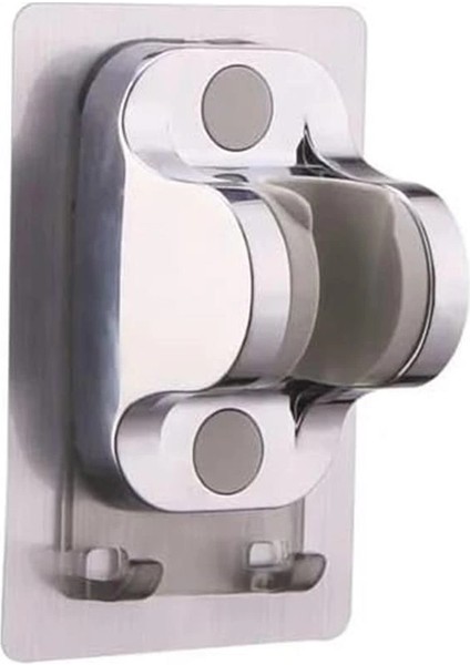 Yapışkanlı Krom Duş Askısı,banyo ve Duşa Kabin Için Yapışkanlı Mafsal,duş Başlığı Tutucu