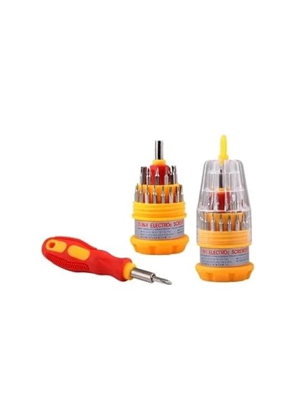 Tornavida Bits Uç Seti 31 Parça, Elektronik Telefon Tamir Tornavida Takımı Yumurta Şeklinde