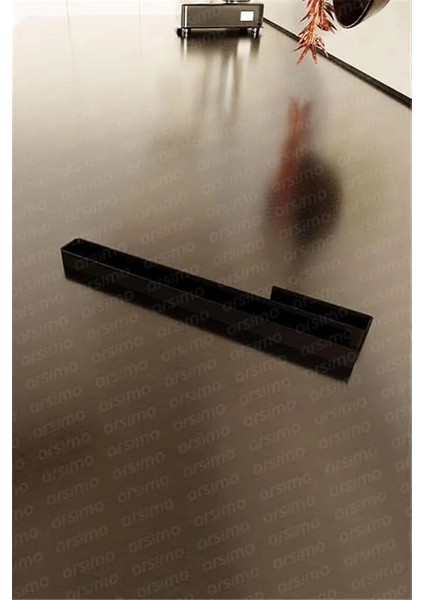 Mat Siyah Raf Altı Kağıt Havlu Askılığı ve Fincanlık | Portatif Dolap Altı Havlu Bardak modelleri