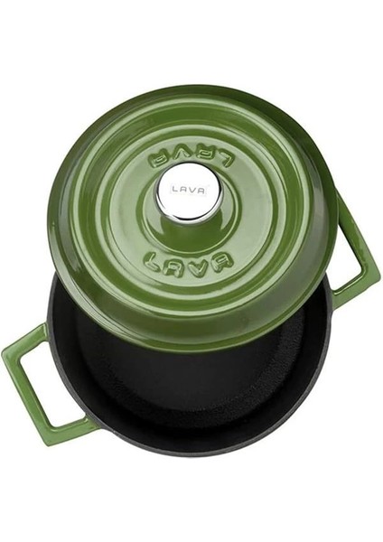 Döküm Yuvarlak Tencere, Trendy, 16CM, Yeşil fiyatları
