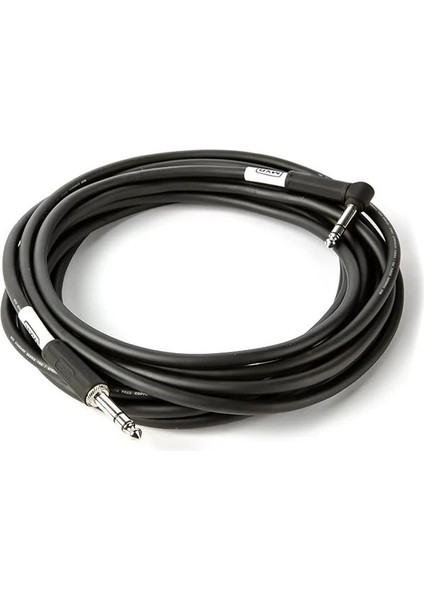 Jım Dunlop Trs Stereo Enstrüman Kablosu 20 Ayak | 6,1 M, 1/4 Inç Açılı Fiş (DCIST20R) fırsatları