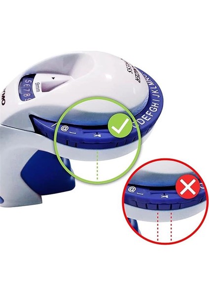 Omega Etiket Kabartma Aleti, Sezgisel Döner Klik Sistemli Ergonomik Kabartma Aleti modelleri