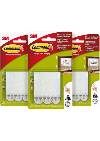 17201-4PK Orta Boy Cırt Cırt Bant, 3x indirimleri