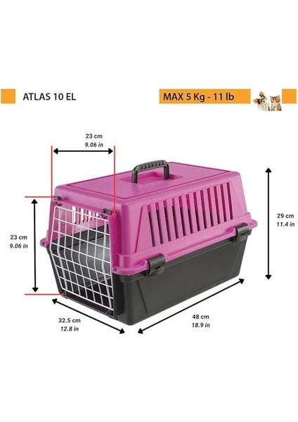 Atlas 10 Taşıma Çantası, Fuşya, Palet, Pink, El