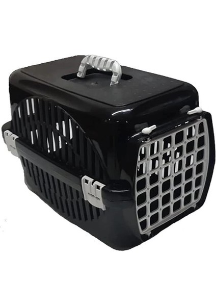 Kedi Köpek Taşıma Kabı Siyah Siyah Taşıma Kabı