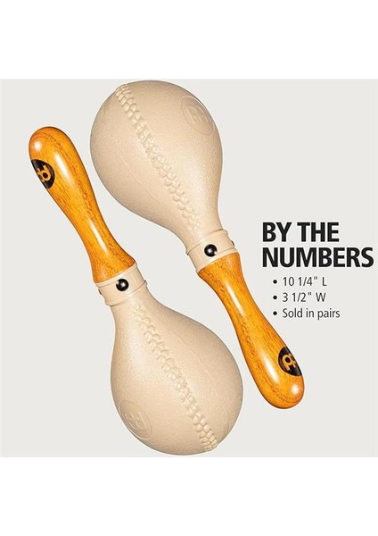 Meinl Percussion Percussion PM2BG Concert Çift Marakas, Beige indirimleri
