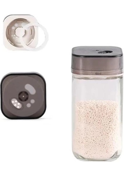 Ayarlanabilir Tuzluk Cam Baharatlık Seti, 2 Adet,tuz,pul Biber, Kara Biber, Nane Için fiyatları