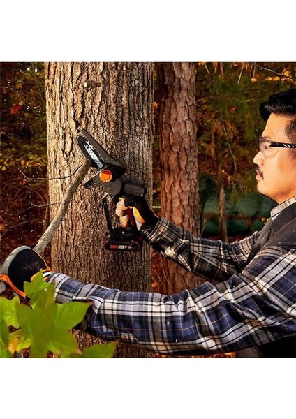 WG325E 20 Volt 2.0 Ah Li-Ion 12 cm Profesyonel Şarjlı Kömürsüz Zincirli Testere