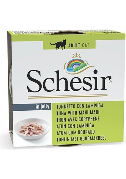 Jelly Ton Balığı ve Mahi Mahi Balığı Jöle Içinde Yetişkin Kedi Konservesi 85G fırsatları
