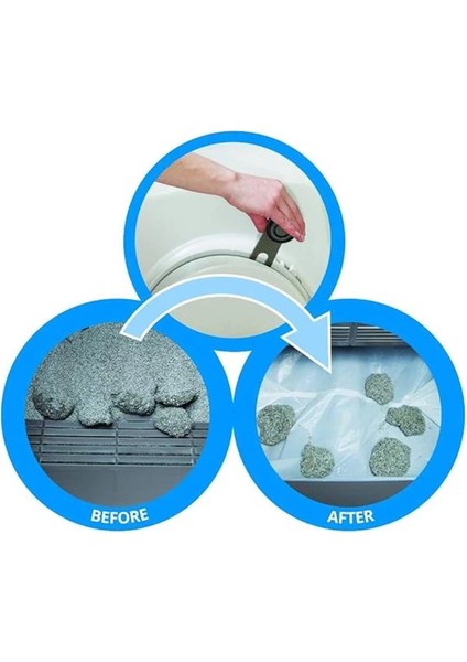 Catit Smart Sift Otomatik Kedi Tuvalet Kabı, Gri/beyaz, 66 x 48 x 63 cm