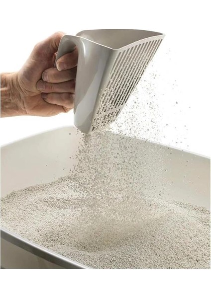 V Kedi Küreği, Ergonomik Tasarımı ile Kolay Temizlik, Dayanıklı Plastik, Evcil Hayvan Bakım indirimleri