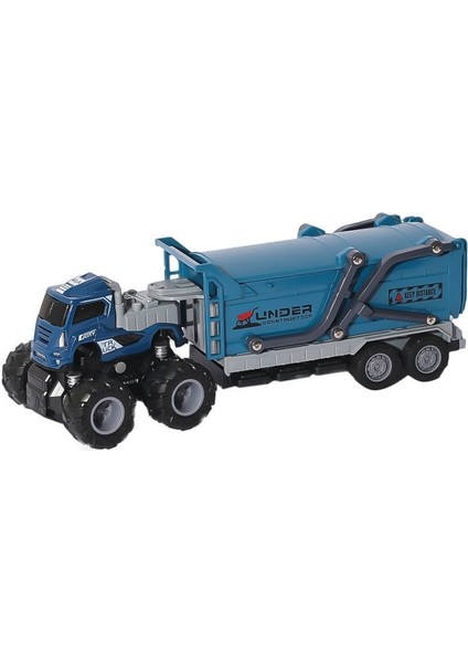 KLX600-377 Sürtmeli Die Cast 4x4 Kapalı Kasa Inşaat Tırı -Vardem