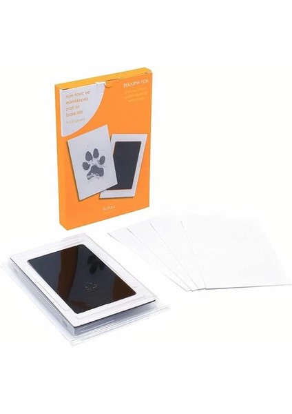 Evcil Hayvan Pati Izi Seti - Toksik Olmayan Mürekkepsiz Baskı Kiti - Kedi ve Köpek Için Uygun