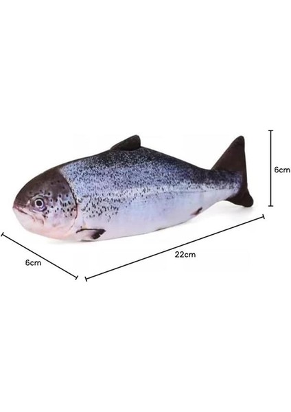 Peluş Kedi Oyuncağı Balık Kedi Nanesi Otlu Çıngıraklı 1 Adet Somon fiyatları