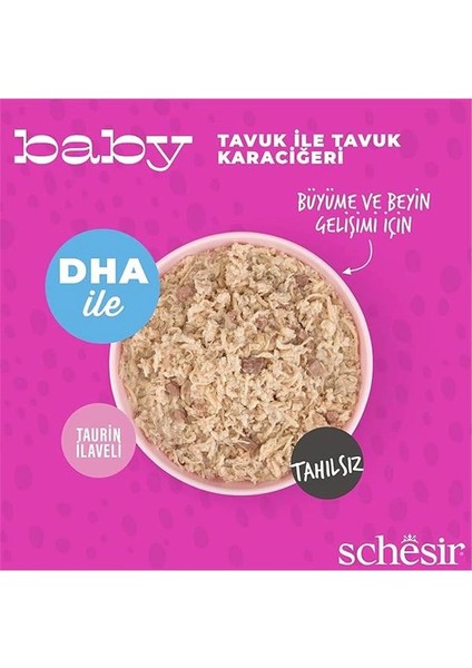 Baby Tavuk ile Tavuk Ciğeri Mus Konserve 70G fırsatları