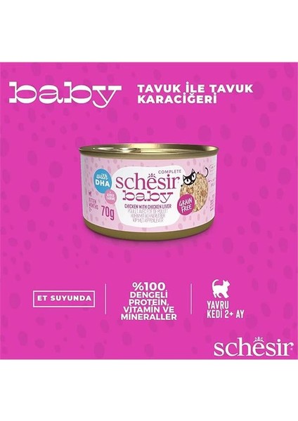 Baby Tavuk ile Tavuk Ciğeri Mus Konserve 70G indirimleri