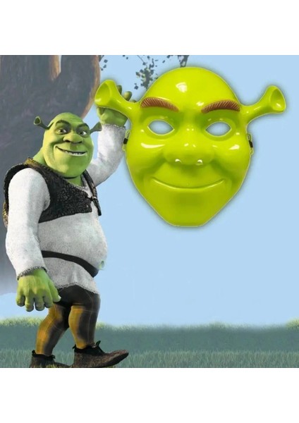 Buğz Yeşil Shrek Maskesi 21X25 cm fiyatları